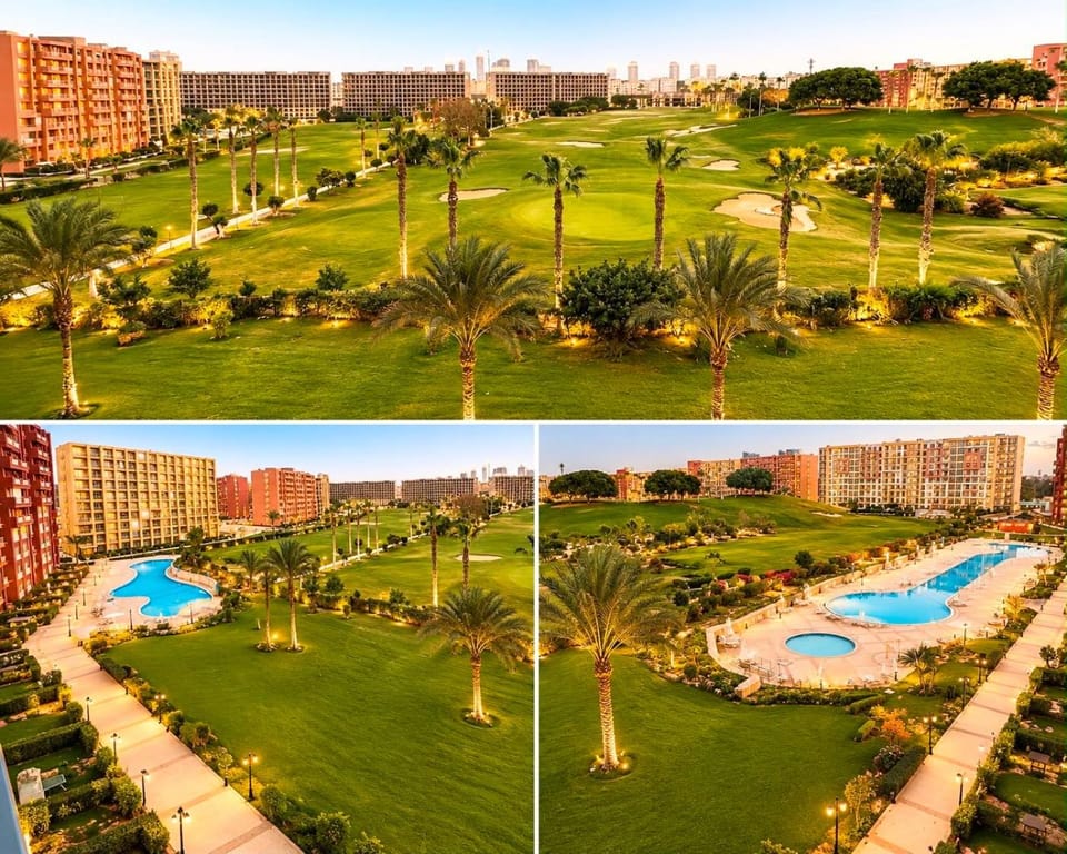 Property building, Golfcourse, Swimming pool, sunbed