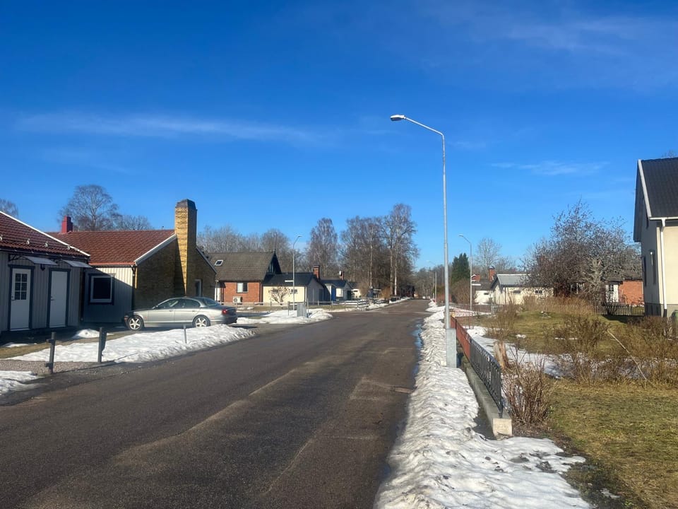 Quiet street view