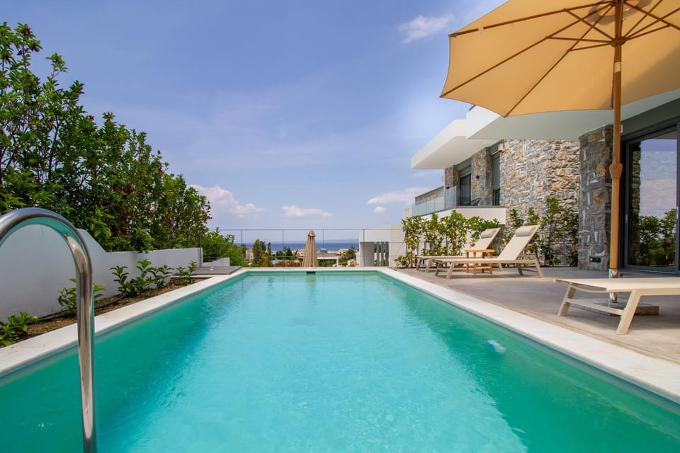 Patio, Sea view, Swimming pool