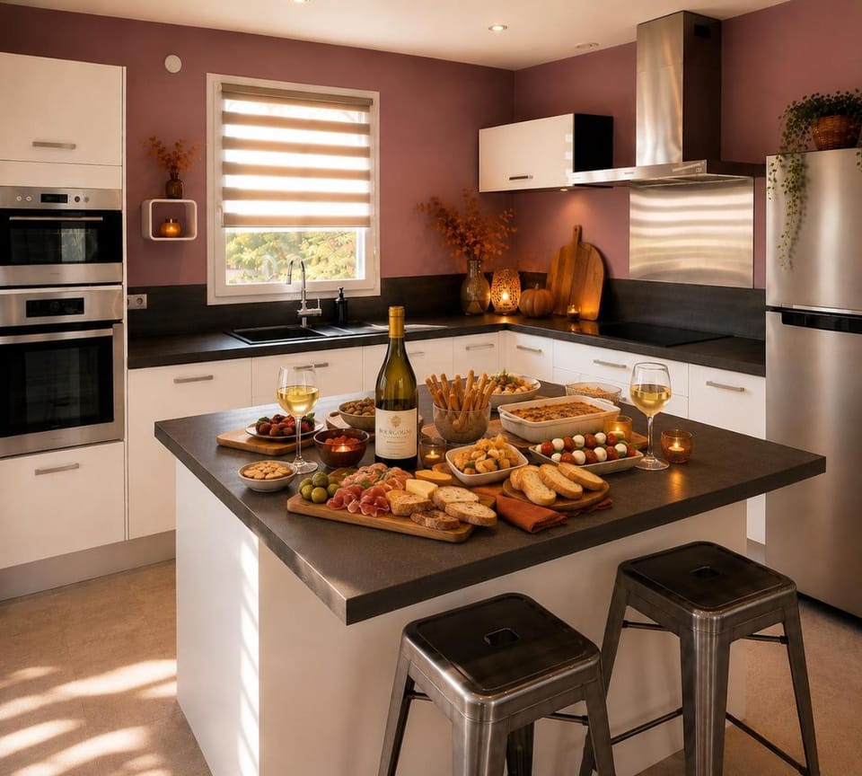 Coffee/tea facilities, oven, stove