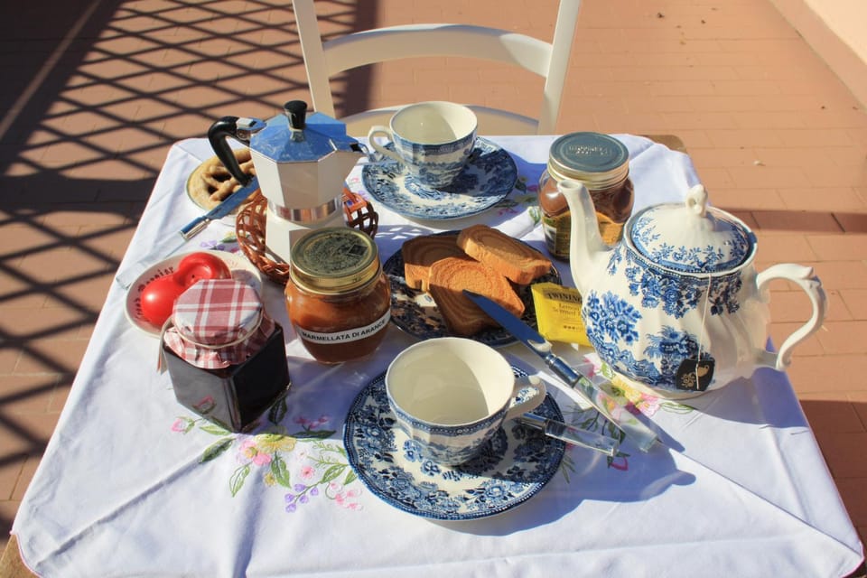 Day, Balcony/Terrace, Autumn, Italian breakfast