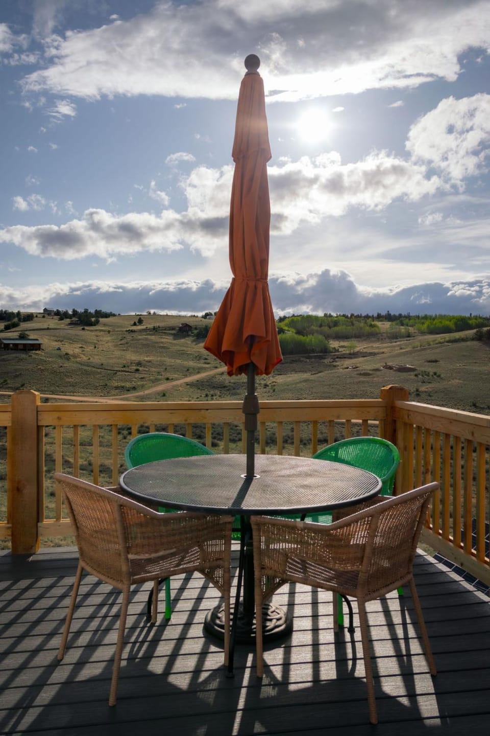 Off Grid Mountain Cabin with Deck and Divide Views Cabin in Park County