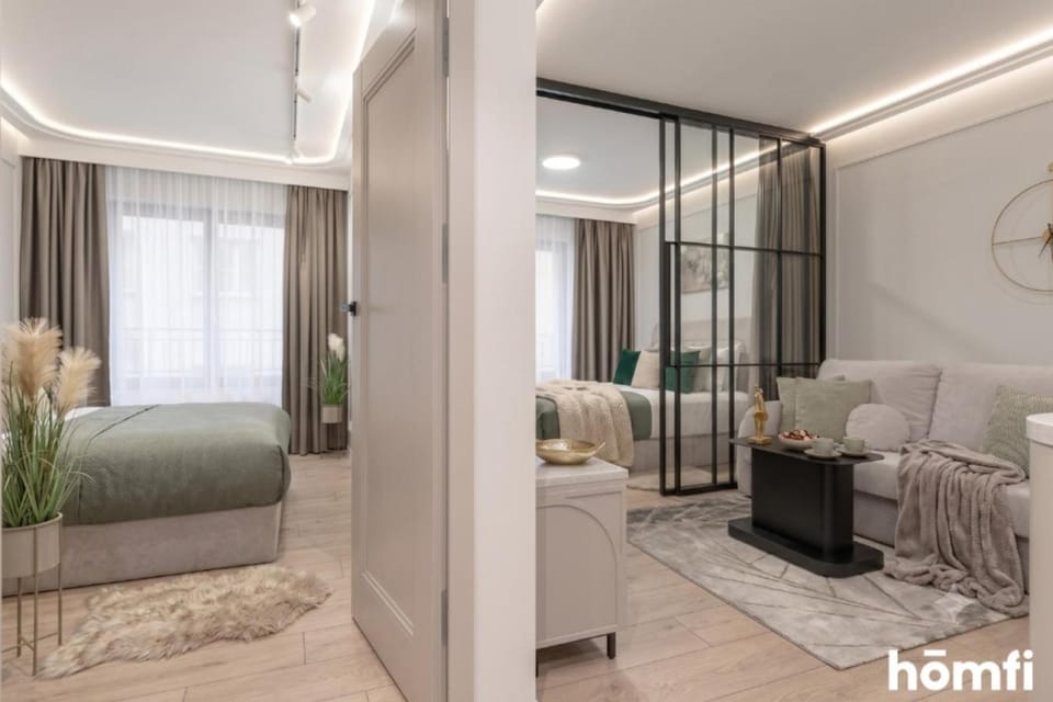 Bed, Living room, Photo of the whole room, Seating area, Bedroom