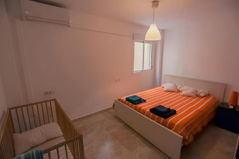 Property building, Living room, Bedroom