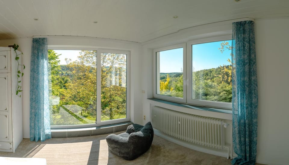 View (from property/room), Seating area, Bedroom, wardrobe