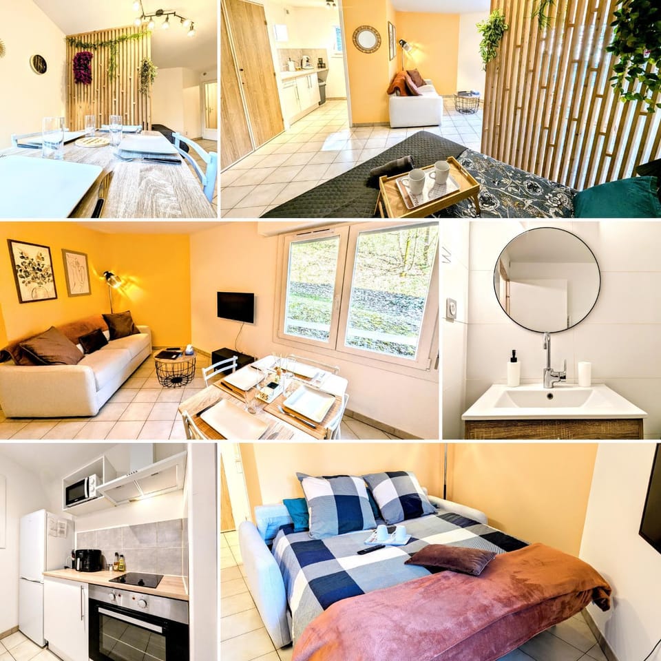 Bed, Bathroom, TV and multimedia, Living room, internet