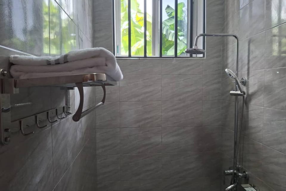 Shower, towels