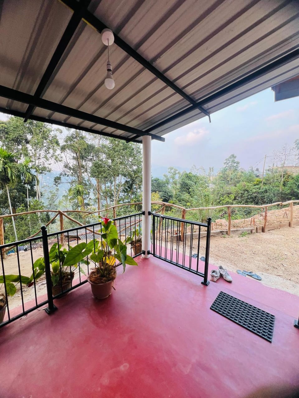 Natural landscape, View (from property/room), Balcony/Terrace, Dining area, Garden view
