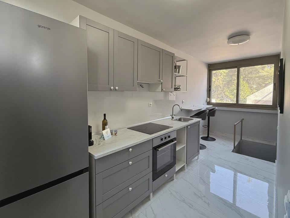 Kitchen or kitchenette, oven, pet friendly, stove