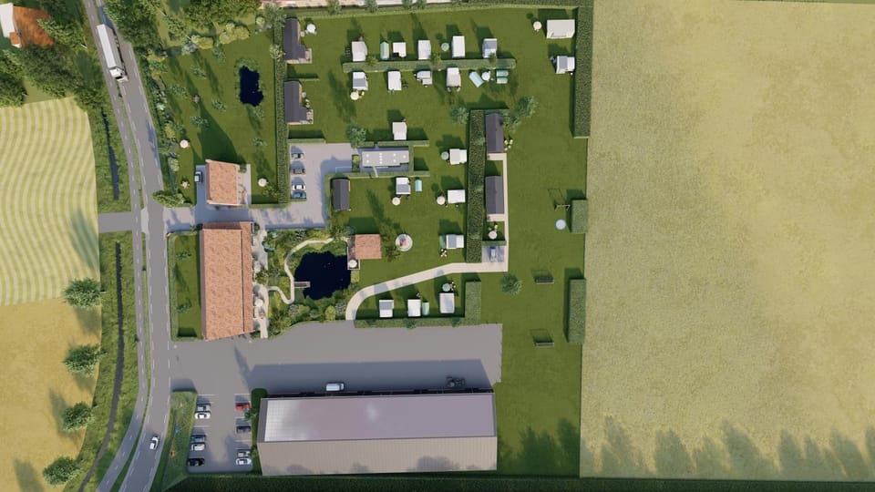 Minicamping Ons Weitje Chalet in Koudekerke