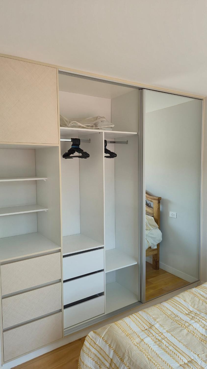 Bed, Bedroom, wardrobe