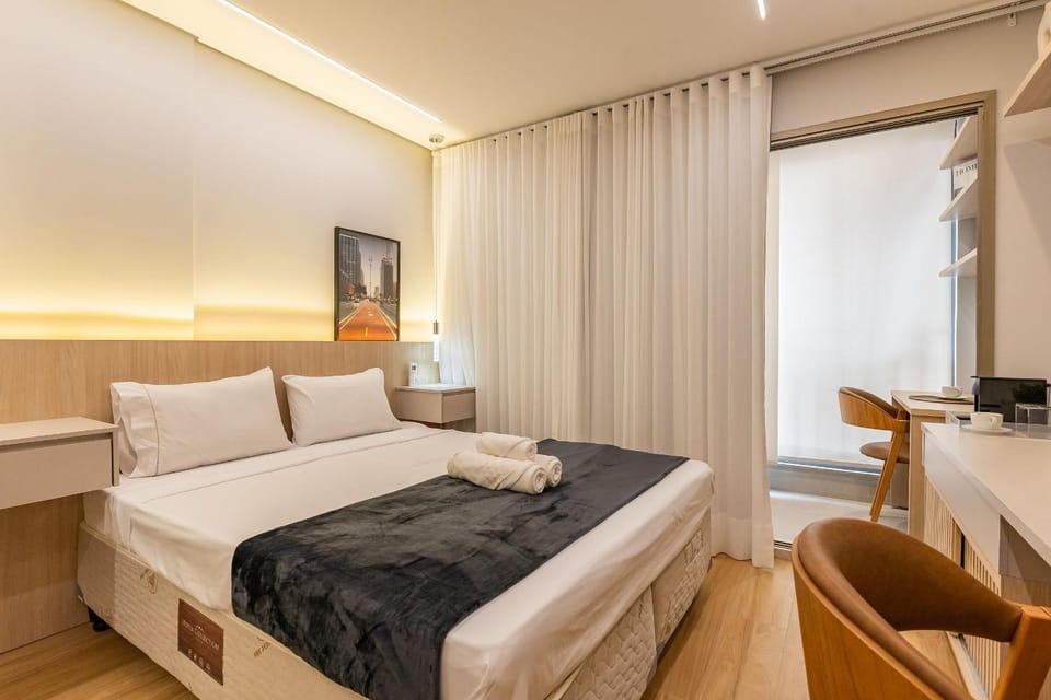 Studio novíssimo no coração de Pinheiros | Delfhy Apartment in Sao Paulo City