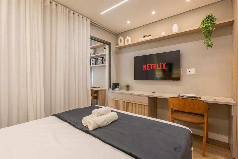 Studio novíssimo no coração de Pinheiros | Delfhy Apartment in Sao Paulo City