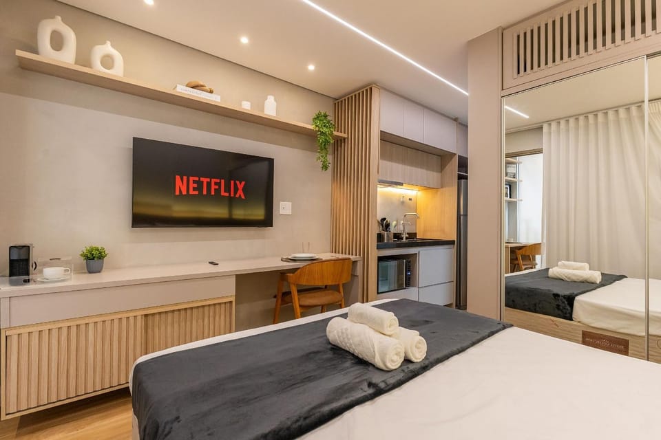 Studio novíssimo no coração de Pinheiros | Delfhy Apartment in Sao Paulo City