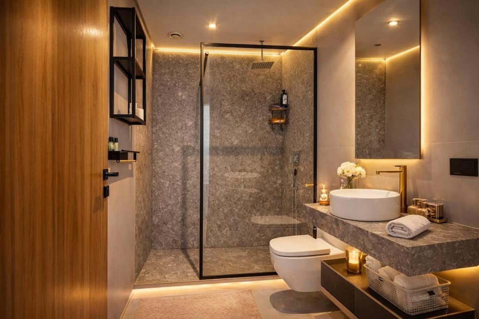 Luxury 1 Bedroom Apartment with CFC View and Private Parking Apartment in Casablanca