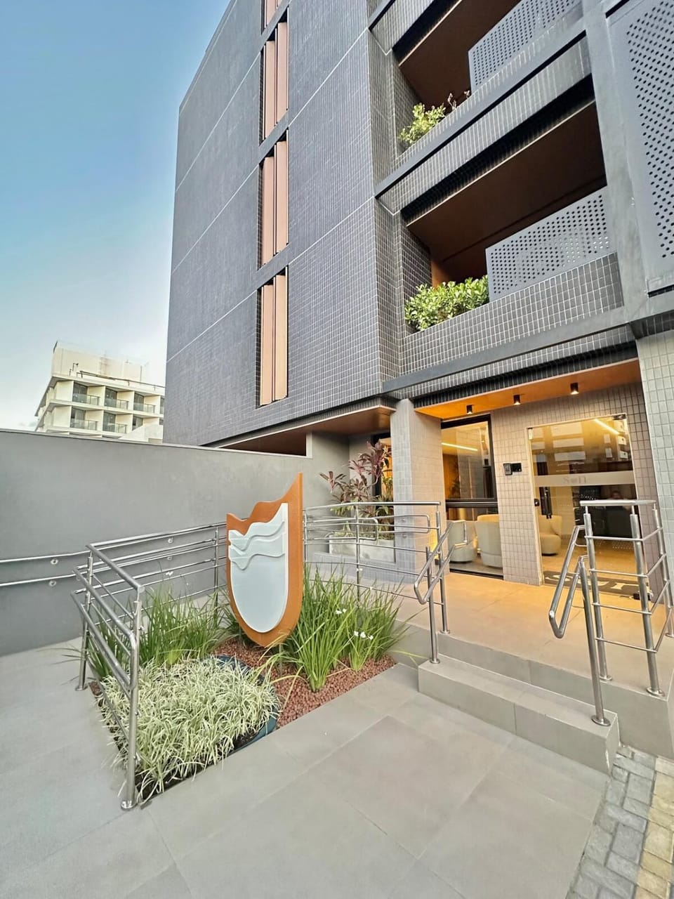 FLAT LUXO FRENTE MAR COM AREA PRIVATIVA Melhor localização de intermares Apartment in Cabedelo