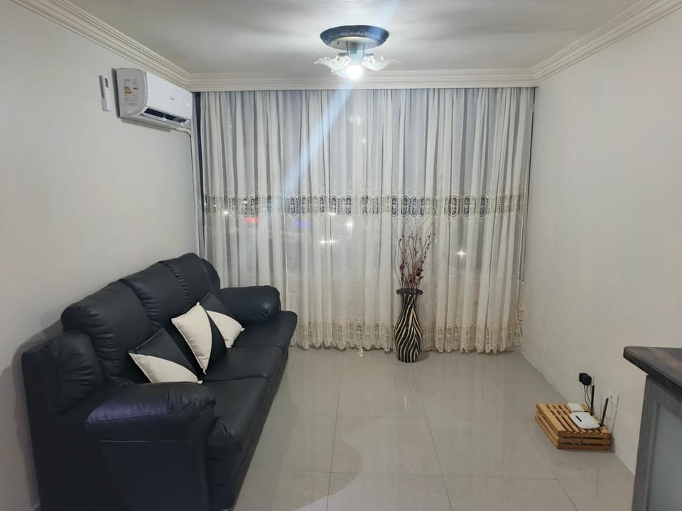 Living room, air conditioner