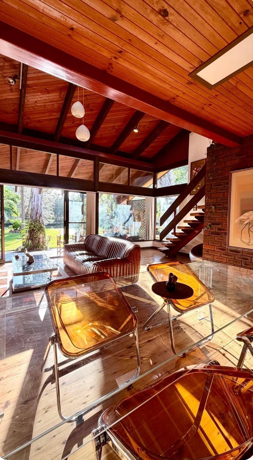 Lake front, mid-century house with sauna 3 House in Central Coast