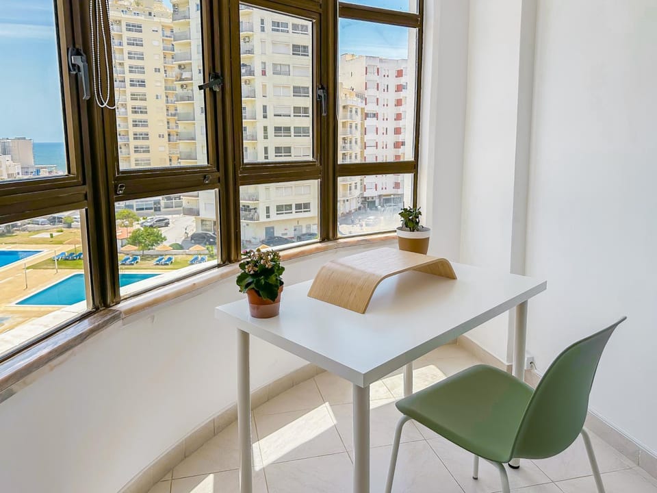 View (from property/room), Balcony/Terrace, Living room, Seating area, Dining area, Pool view, Swimming pool