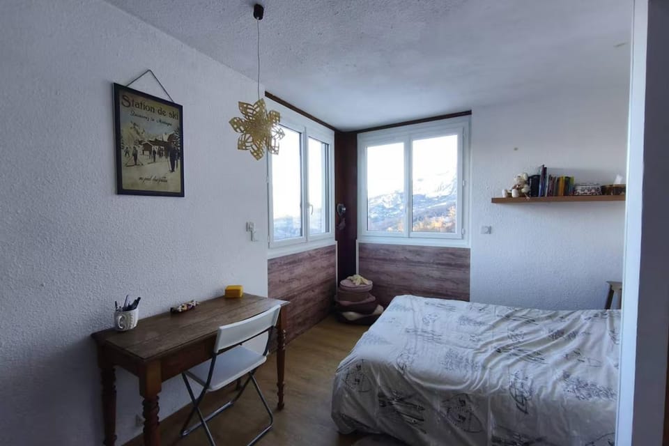Le Sauze Bright 60m Flat near Slopes Apartment in Uvernet-Fours
