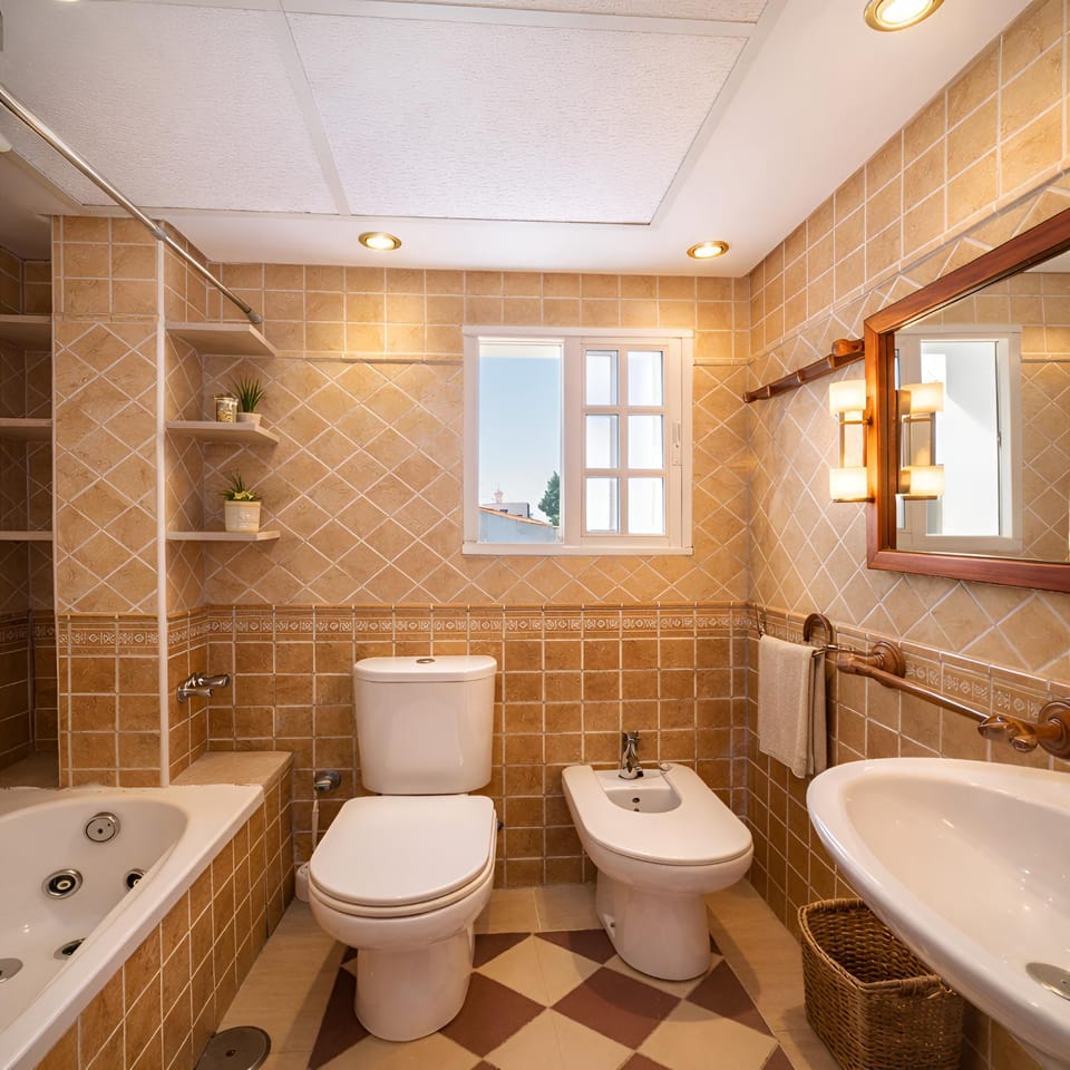 Shower, Toilet, Bathroom, Bath, bidet, towels