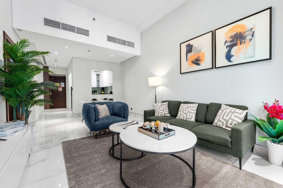 Free housekeeping visits during your stay - StayShort - Modern 1BR in Business Bay for 2 Apartment in Dubai