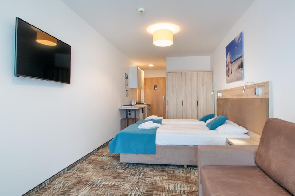 Bed, TV and multimedia