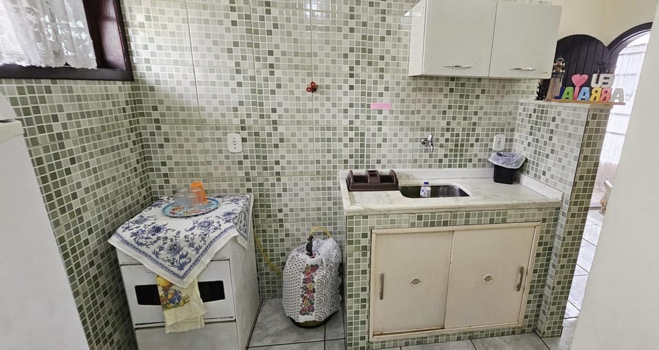 Kitchen or kitchenette, oven, stove