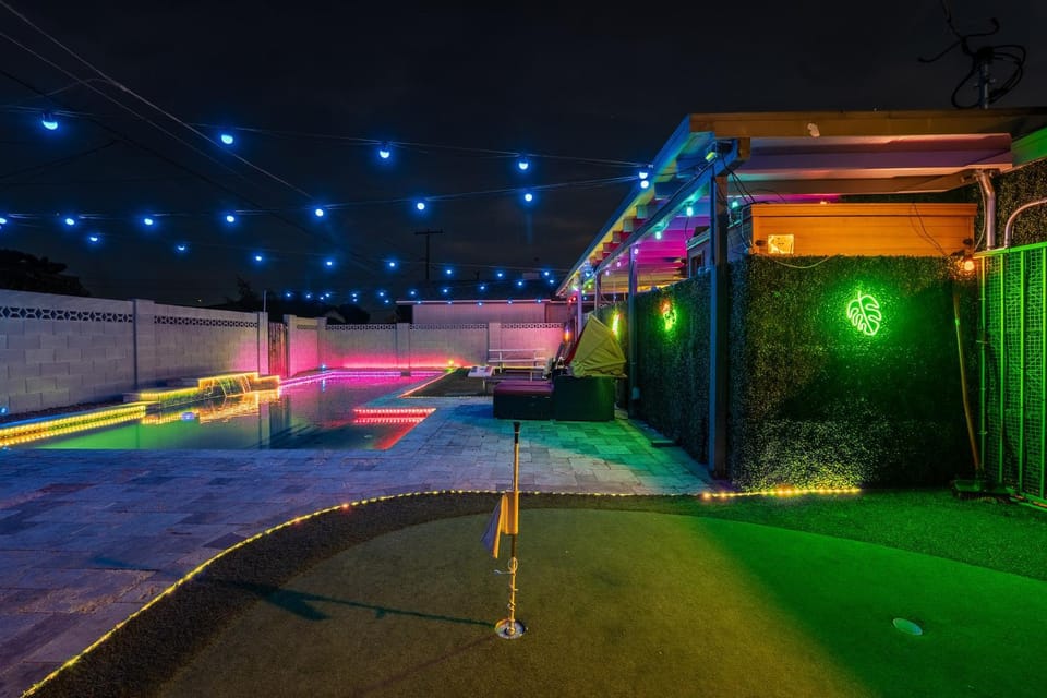 Poolside Nights & Neon Vibes! Scottsdale Escape House in Scottsdale