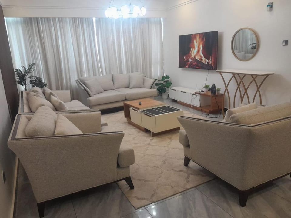modern serenity suites apartments with swimming pool,modern equipped gym,private parking space, children playing ground, proximity to major shopping malls and unbeatable city views Apartment in Nairobi