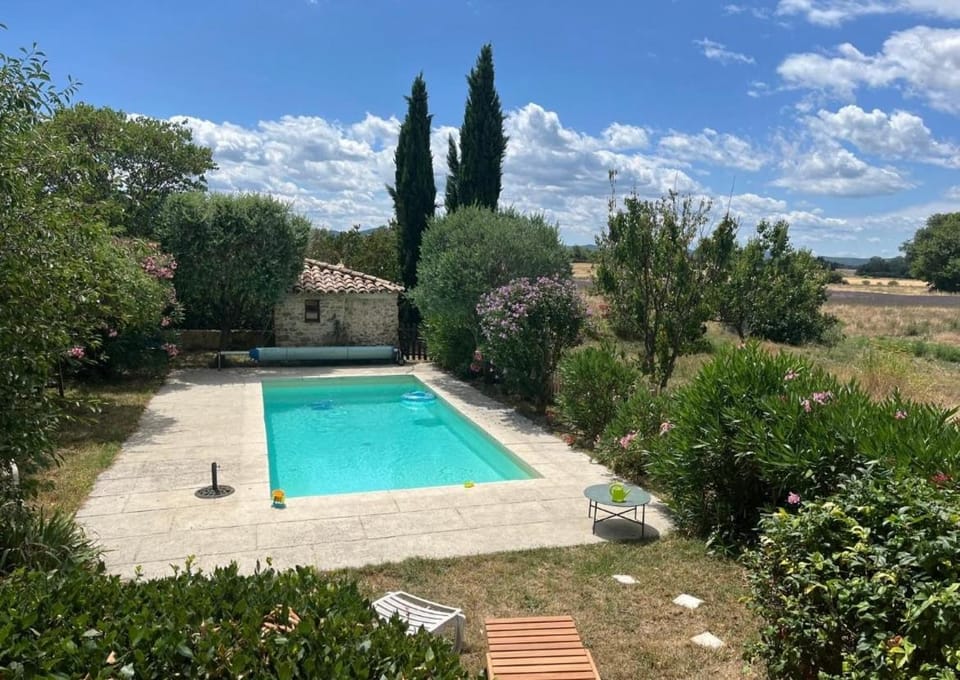 Natural landscape, Garden, Garden view, Pool view, Swimming pool