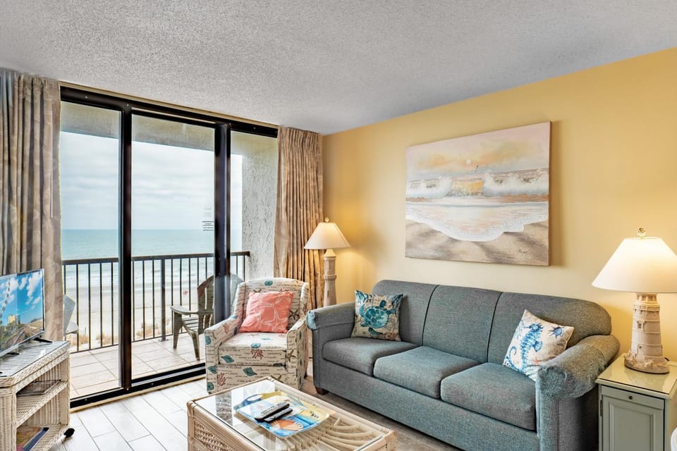 Stunning Ocean Views! 1BR For 6 Guests! Beach Colony 603 House in Myrtle Beach