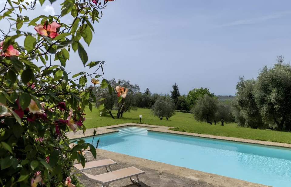 Property building, Living room, Swimming pool