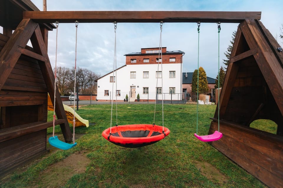 Spring, Natural landscape, Children play ground, Garden, Garden view