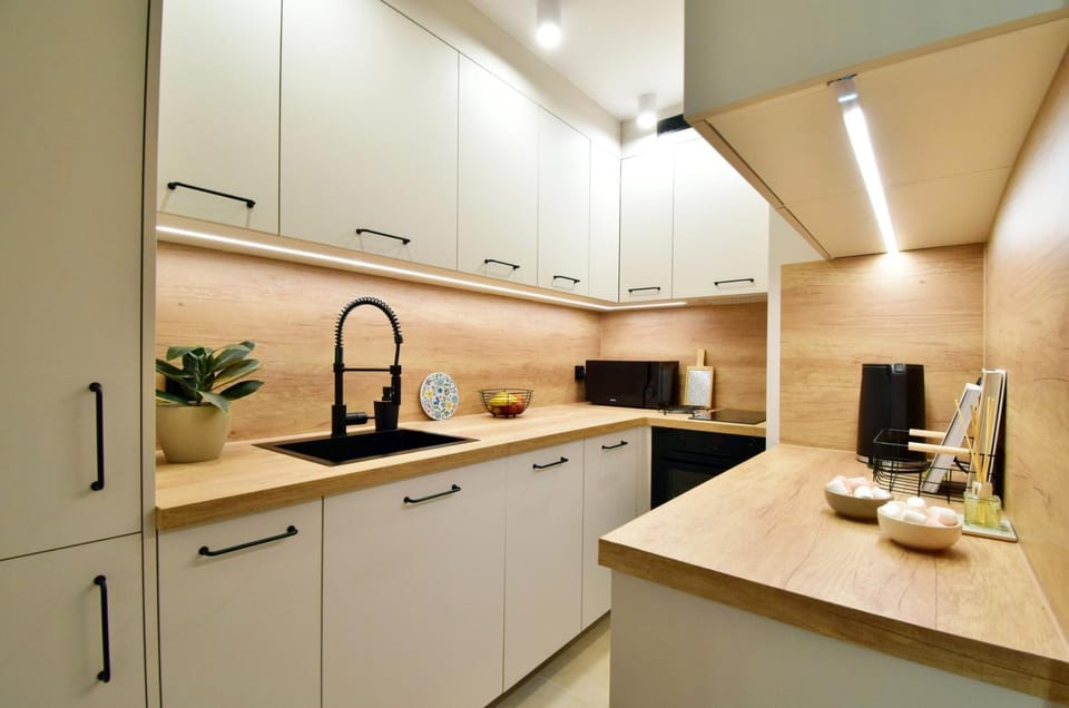 Kitchen or kitchenette, kitchen