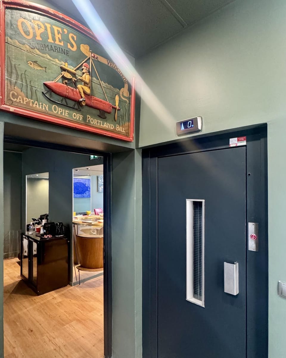 Property building, elevator