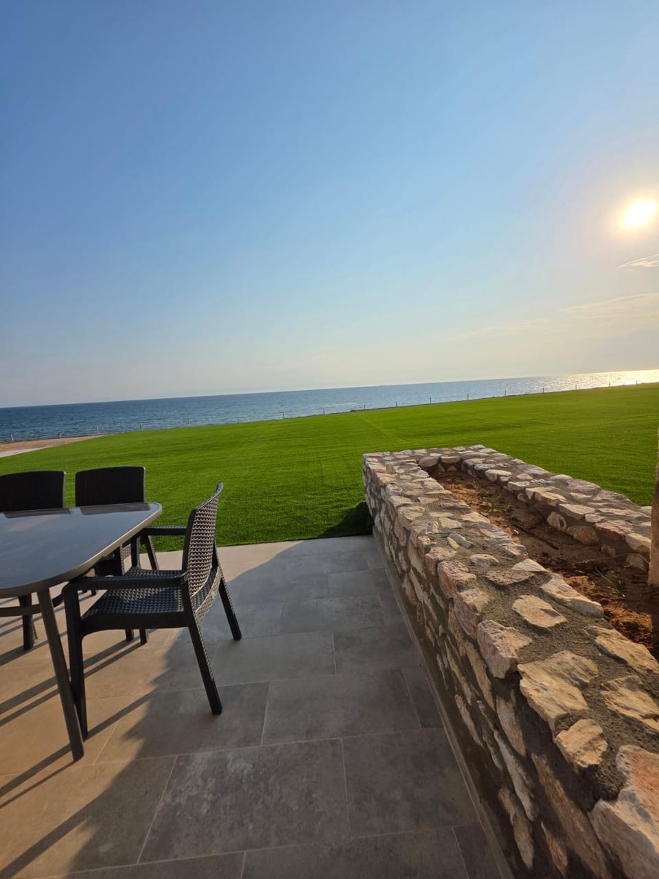 Patio, Day, Natural landscape, View (from property/room), Balcony/Terrace, Dining area, Sea view