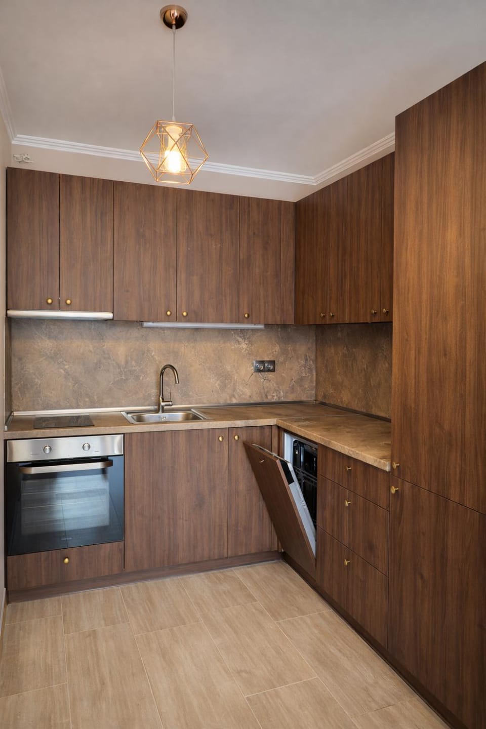 Kitchen or kitchenette, dishwasher, oven, stove, stove, kitchen, kitchen