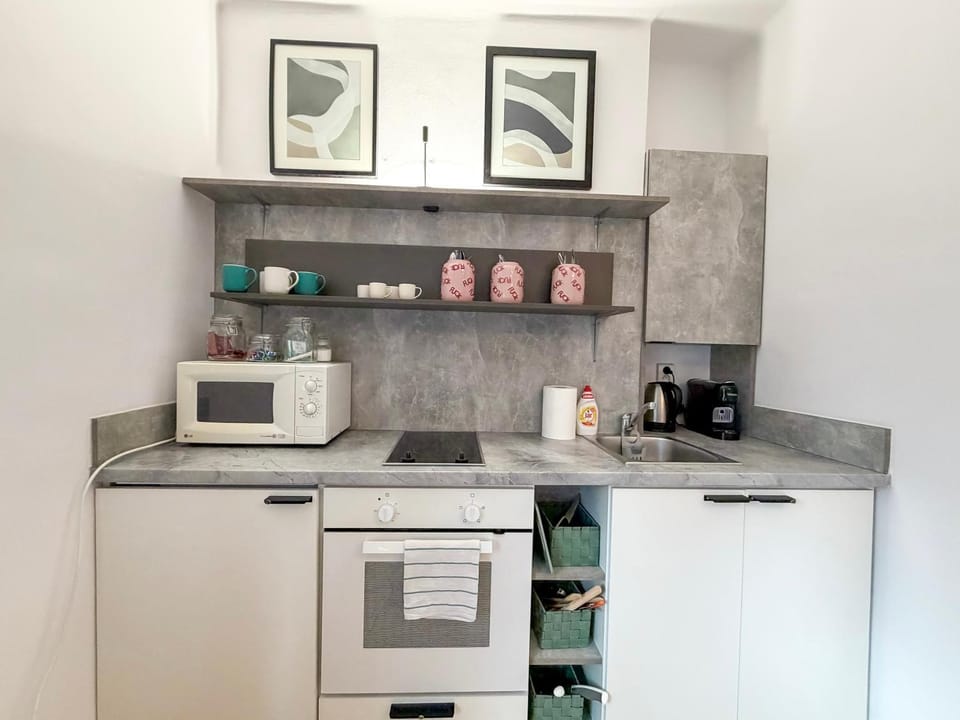 Coffee/tea facilities, Kitchen or kitchenette, oven, pet friendly, stove, toaster