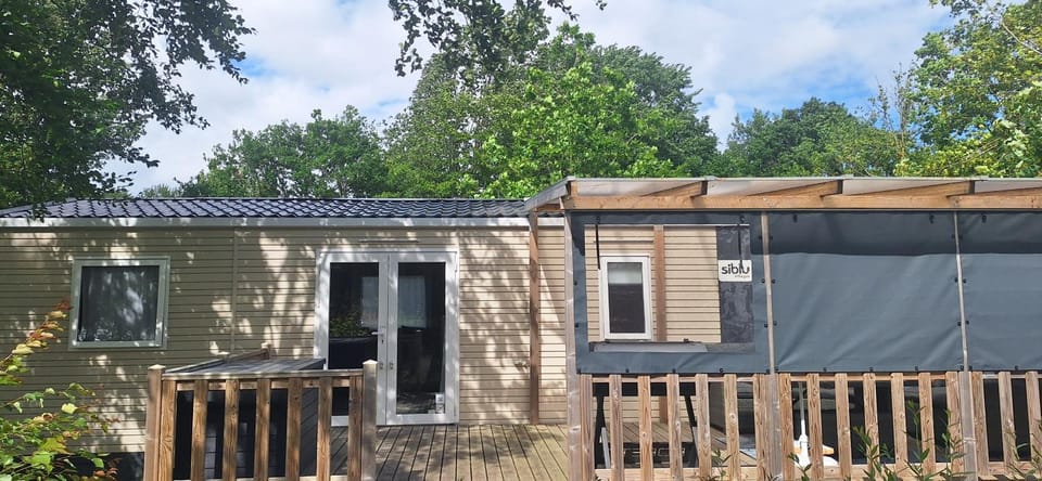 Chalet Lauwersoog mét airco! Apartment in Friesland, Netherlands