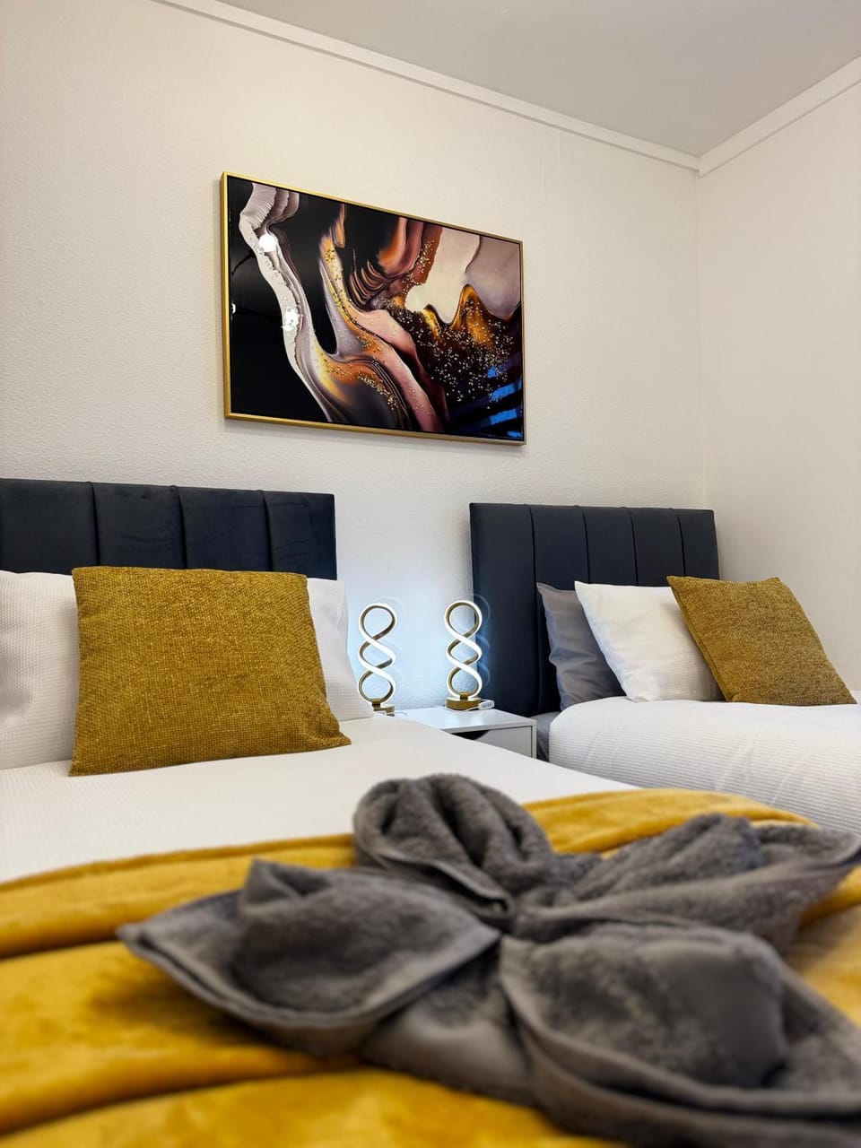 Bed, Decorative detail, Bedroom