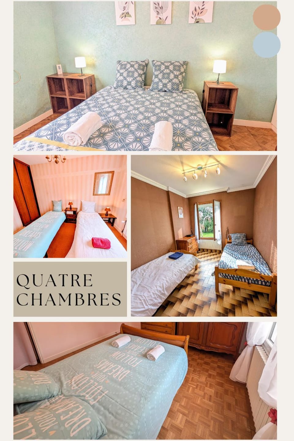 Photo of the whole room, Bedroom
