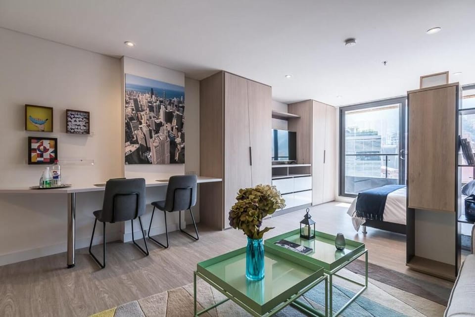 Vista a los cerros, acogedor y contemporaneo Apartment in Bogota