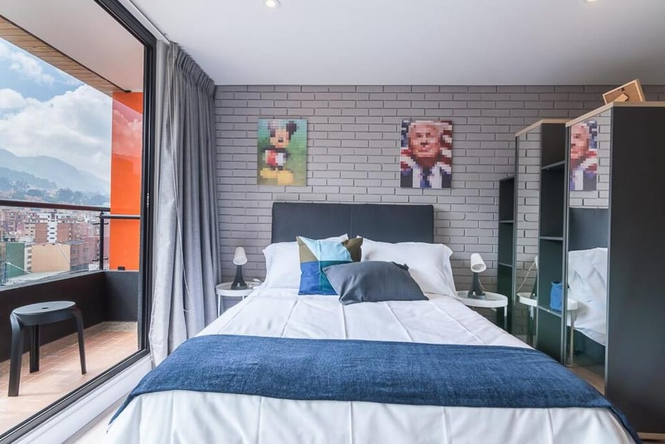 Vista a los cerros, acogedor y contemporaneo Apartment in Bogota