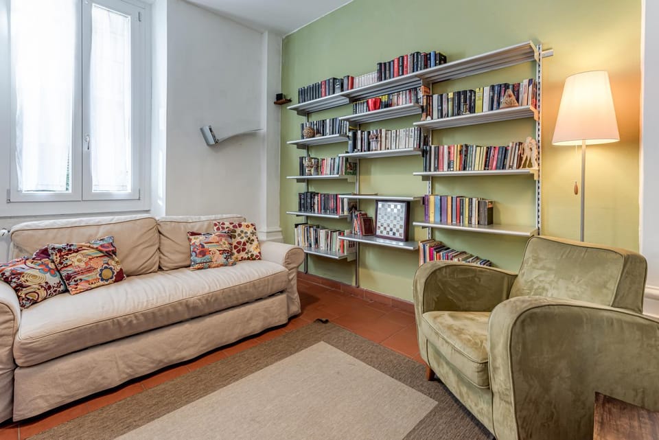 Library, Living room, Seating area