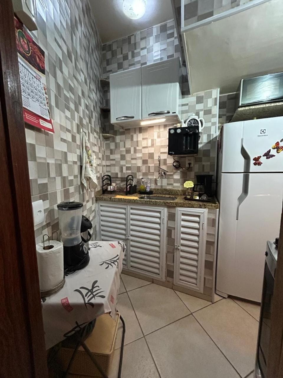 Kitchen or kitchenette, oven, stove, toaster