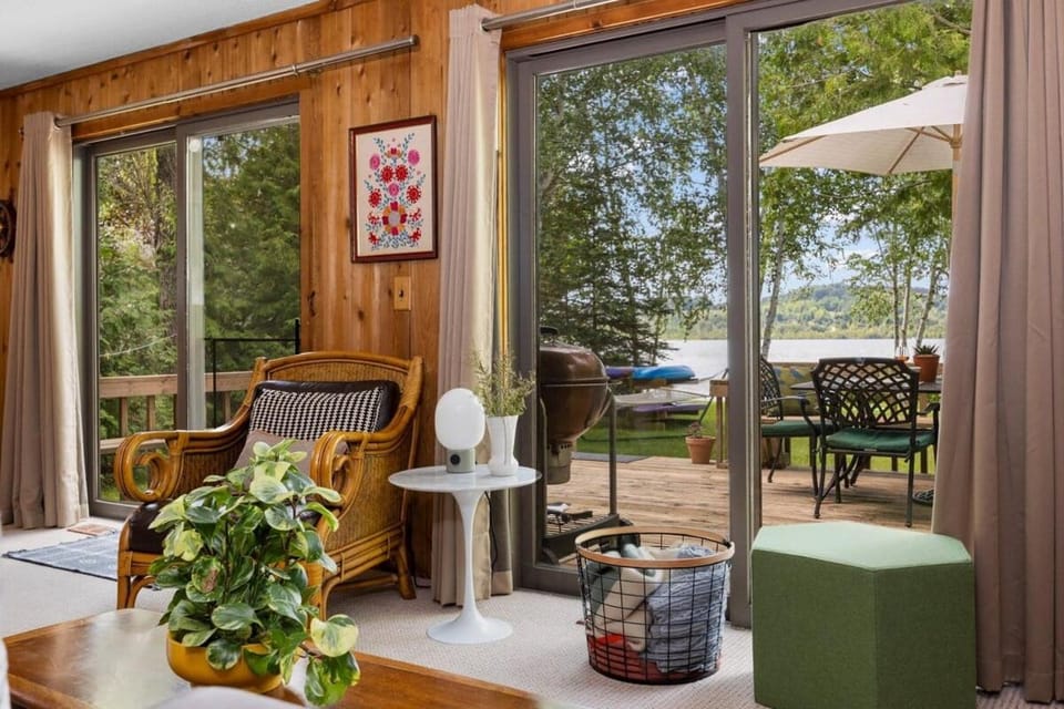 Camp Birch: Waterfront Home on Lake Leelanau House in Michigan