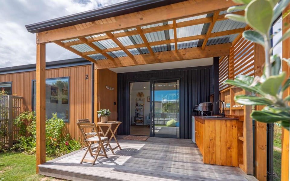 Pohara Beach Pukeko Studio House in Tasman District, Tasman, New Zealand
