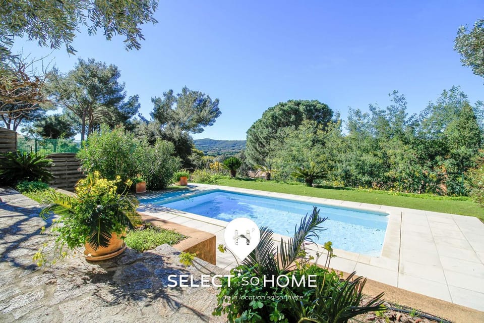 Spring, Day, Garden, Garden view, Pool view, Swimming pool, sunbed