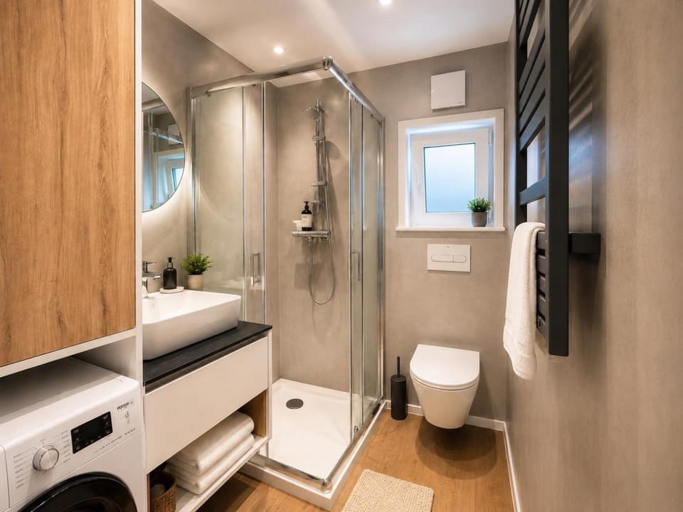 Shower, Toilet, Bathroom, towels